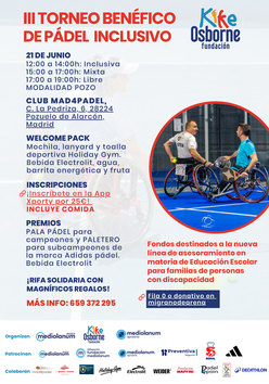 Cartel del torneo