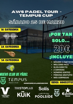 Cartel del torneo