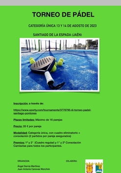 Cartel del torneo