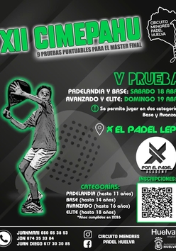 Cartel del torneo