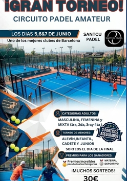 Cartel del torneo