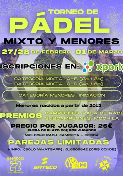 Cartel del torneo