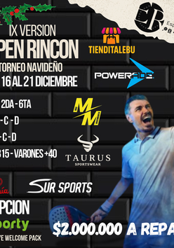 Cartel del torneo