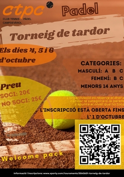 Cartel del torneo
