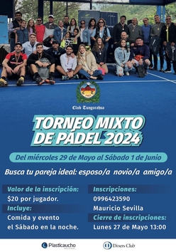 Cartel del torneo