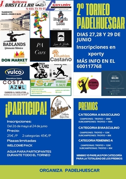 Cartel del torneo