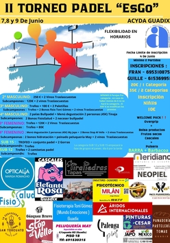 Cartel del torneo