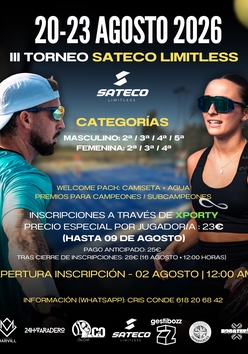 Cartel del torneo
