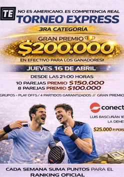 Cartel del torneo