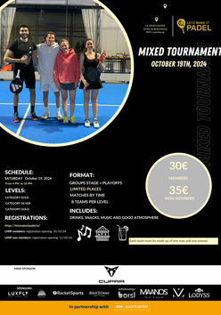 Cartel del torneo