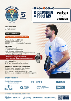 Cartel del torneo