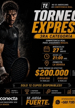 Cartel del torneo