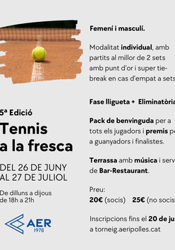 Cartel del torneo