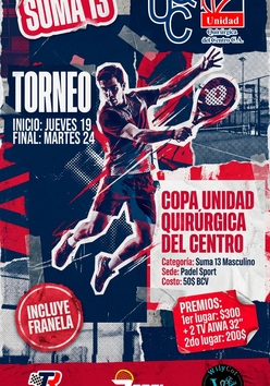 Cartel del torneo