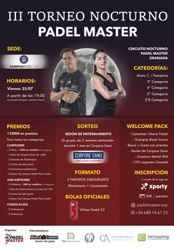 Cartel del torneo