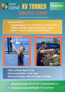 Cartel del torneo