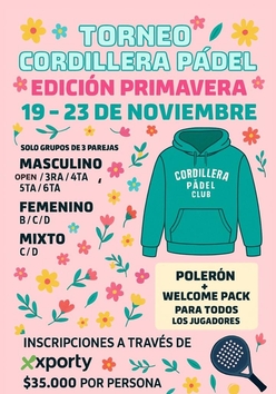 Cartel del torneo