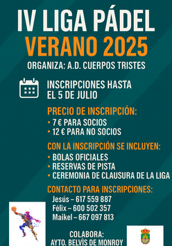 Cartel del torneo