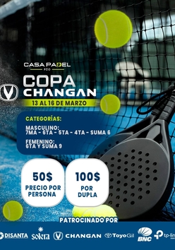 Cartel del torneo