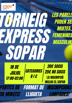 Cartel del torneo