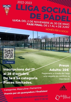 Cartel del torneo
