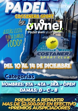 Cartel del torneo