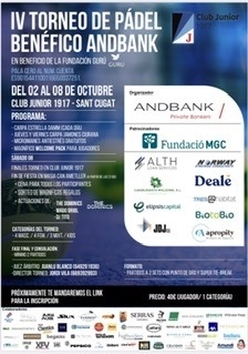 Cartel del torneo