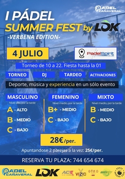 Cartel del torneo