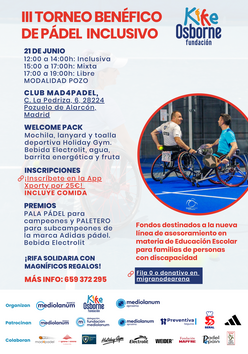 Cartel del torneo
