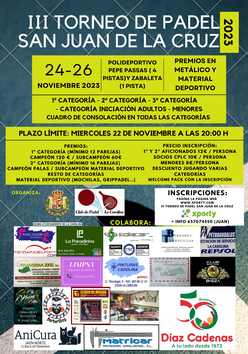 Cartel del torneo