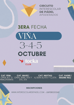 Cartel del torneo