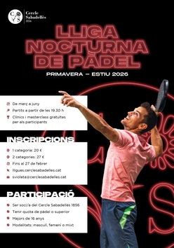 Cartel del torneo