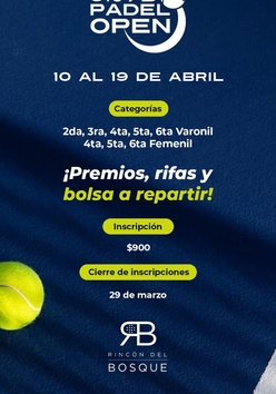 Cartel del torneo
