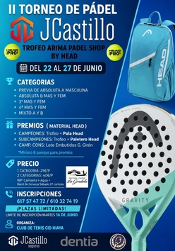 Cartel del torneo