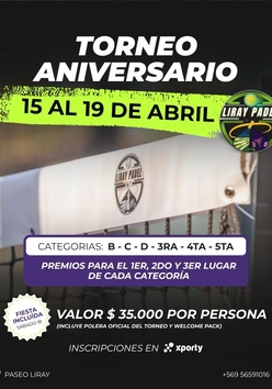 Cartel del torneo