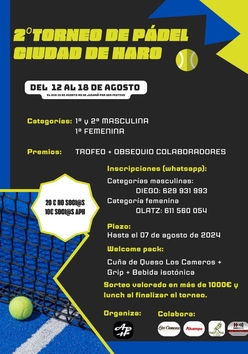 Cartel del torneo