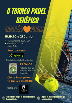 Cartel del torneo