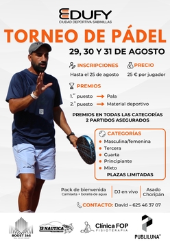 Cartel del torneo