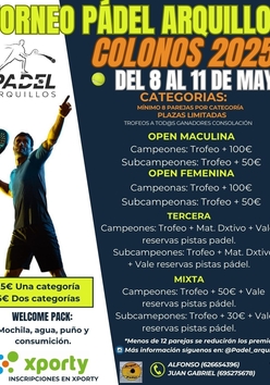 Cartel del torneo
