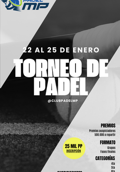 Cartel del torneo