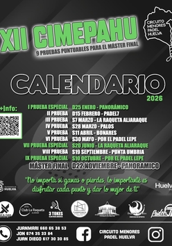 Cartel del torneo