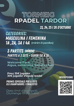 Cartel del torneo