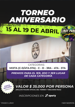 Cartel del torneo