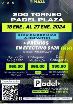 Cartel del torneo