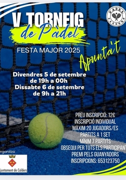 Cartel del torneo