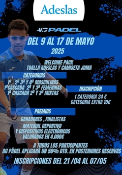 Cartel del torneo