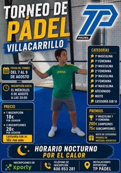 Cartel del torneo