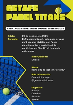 Cartel del torneo