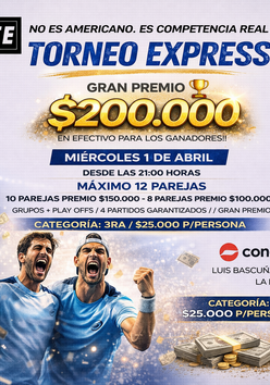 Cartel del torneo