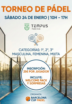 Cartel del torneo